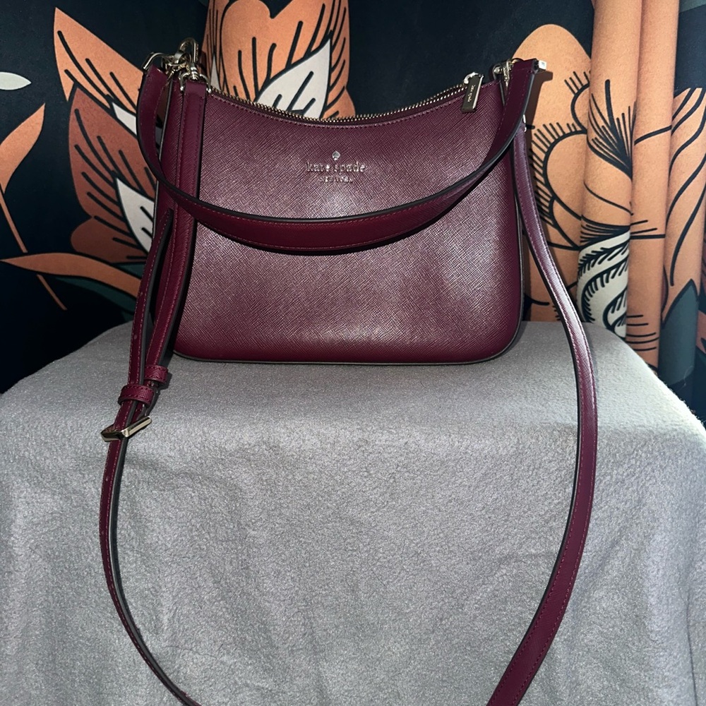 Kate Spade Burgundy Crossbody Bag